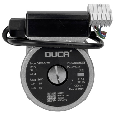 Двигатель циркуляционного насоса Duca VPG-5/2C 15-50 (аналог Grundfos VPAL-5/2A, 5 проводов, против часовой стрелки) для котлов Vaillant (178983), 190.051.061