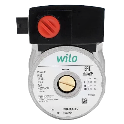 Двигатель циркуляционного насоса Wilo KSL 15/5-3C (по часовой стрелке) (5698260, 0020023217, 0020027644, 7856848.DV), KSL-15/5-3C