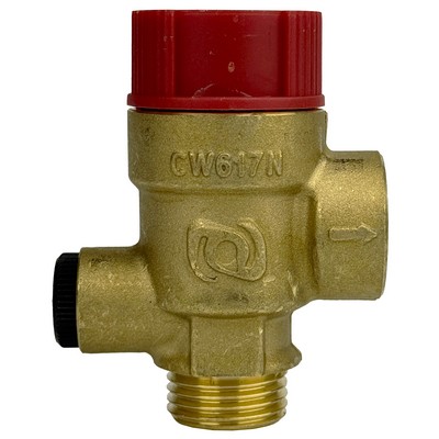 Предохранительный клапан 3 бар 1/2" для котлов Bosch, Buderus Logamax U012/U014, Junkers латунь (87215743960), NV5003