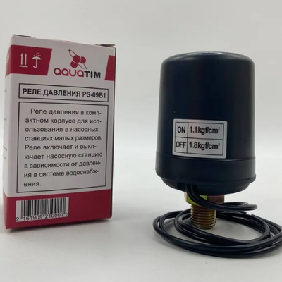 Реле давления для насосных станций 1/4" НР МИНИ Tim PS-09B1