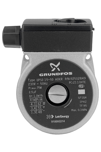 Двигатель циркуляционного насоса Grundfos UPS 15-50 (против часовой стрелки) (39818450.DV, 19928656.DV, 41367-1, 5661200DV), UPS15-50